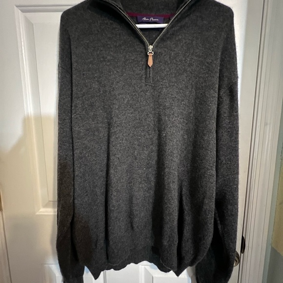 100% cashmere Alan Flusser men’s sweater sz L - Picture 1 of 6